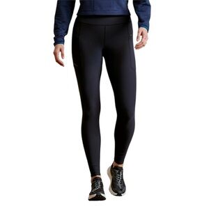 ORVIS OUTLANDER WOMENS ATHLETIC HIGH WAISTED YOGA LEGGINGS ZIP POCKET SIZE: SM